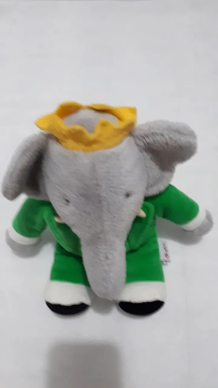 Elefantes Babar & Celeste - Pelúcia Maritel - Foto 4