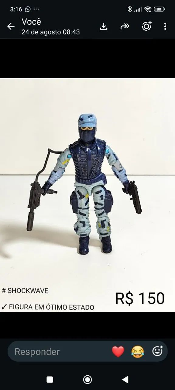 SHOCKWAVE COMANDOS EM AÇÃO/GIJOE 