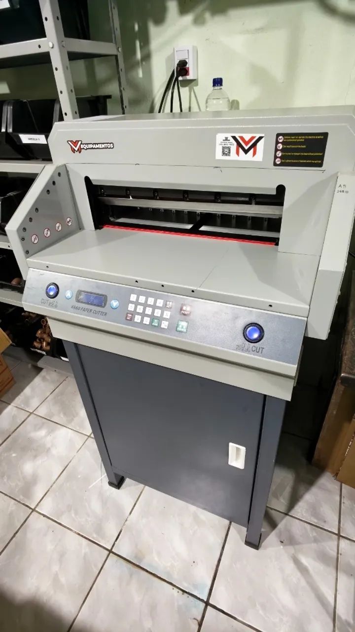 Guilhotina elétrica 46 cm de boca paper cutter 4660
