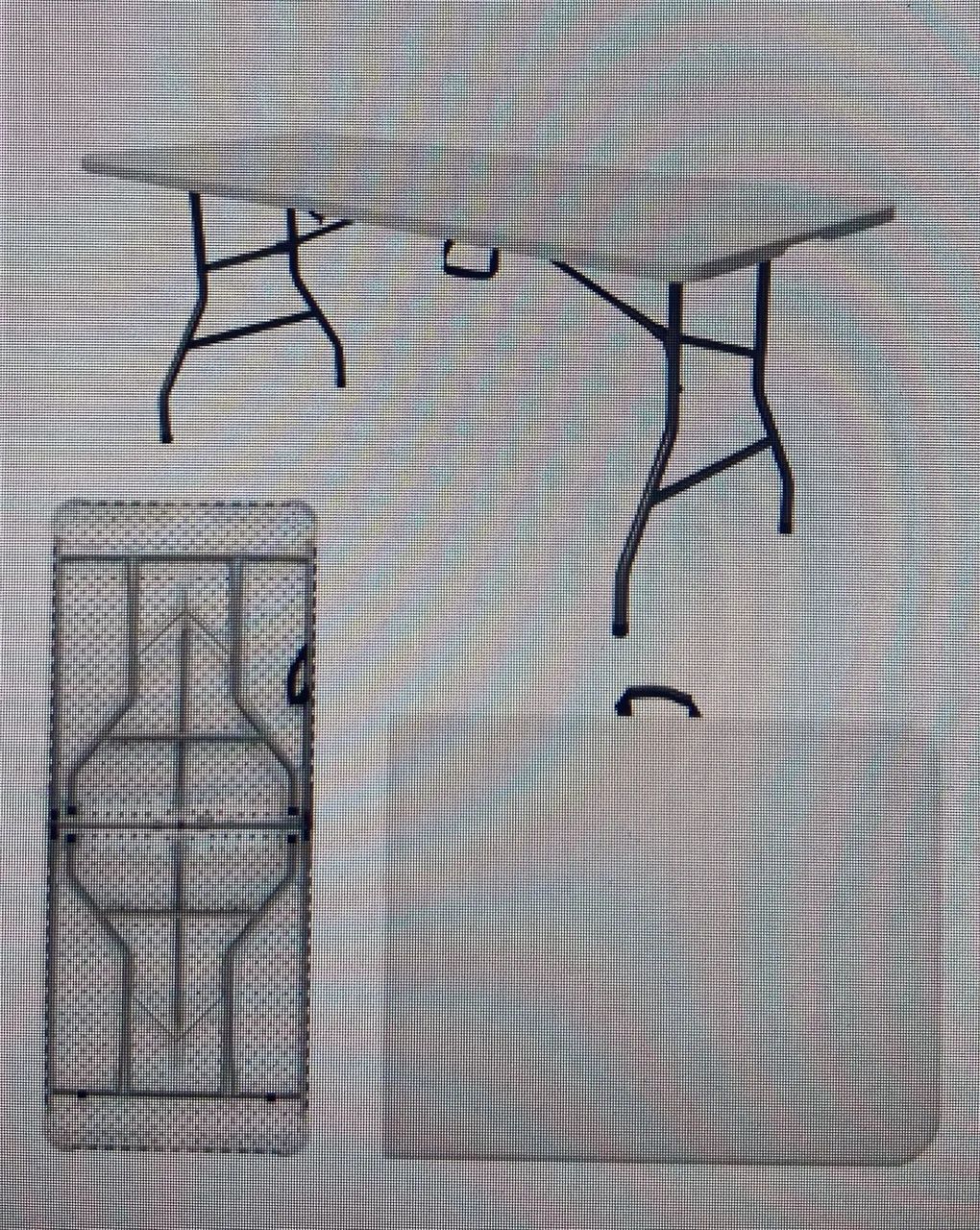 Mesa dobrável 