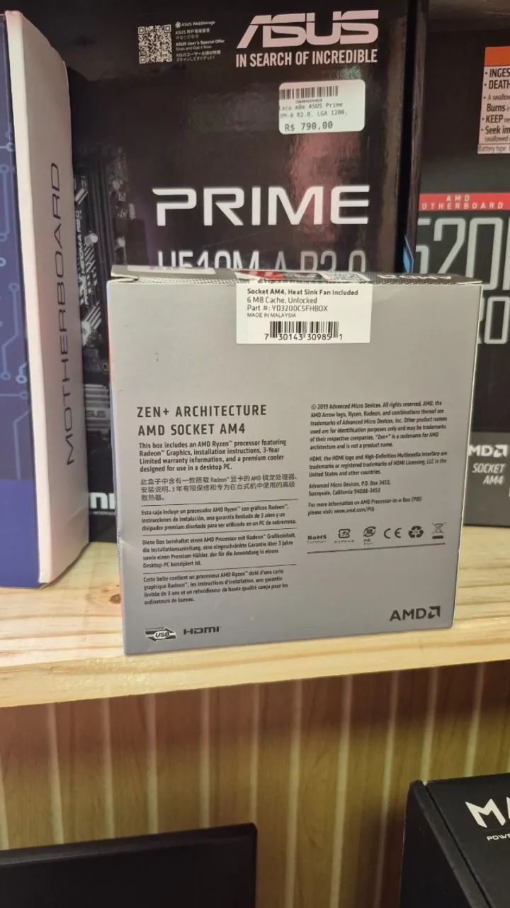 Processador Ryzen 3 2200G com garantia! - Foto 2