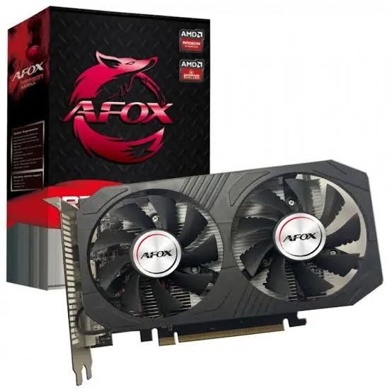 RX550 placa de vídeo com caixa