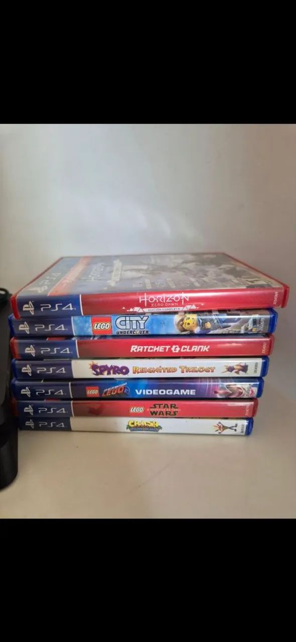 PS4 1TB 2 CONTROLES E 7 JOGOS - Foto 3