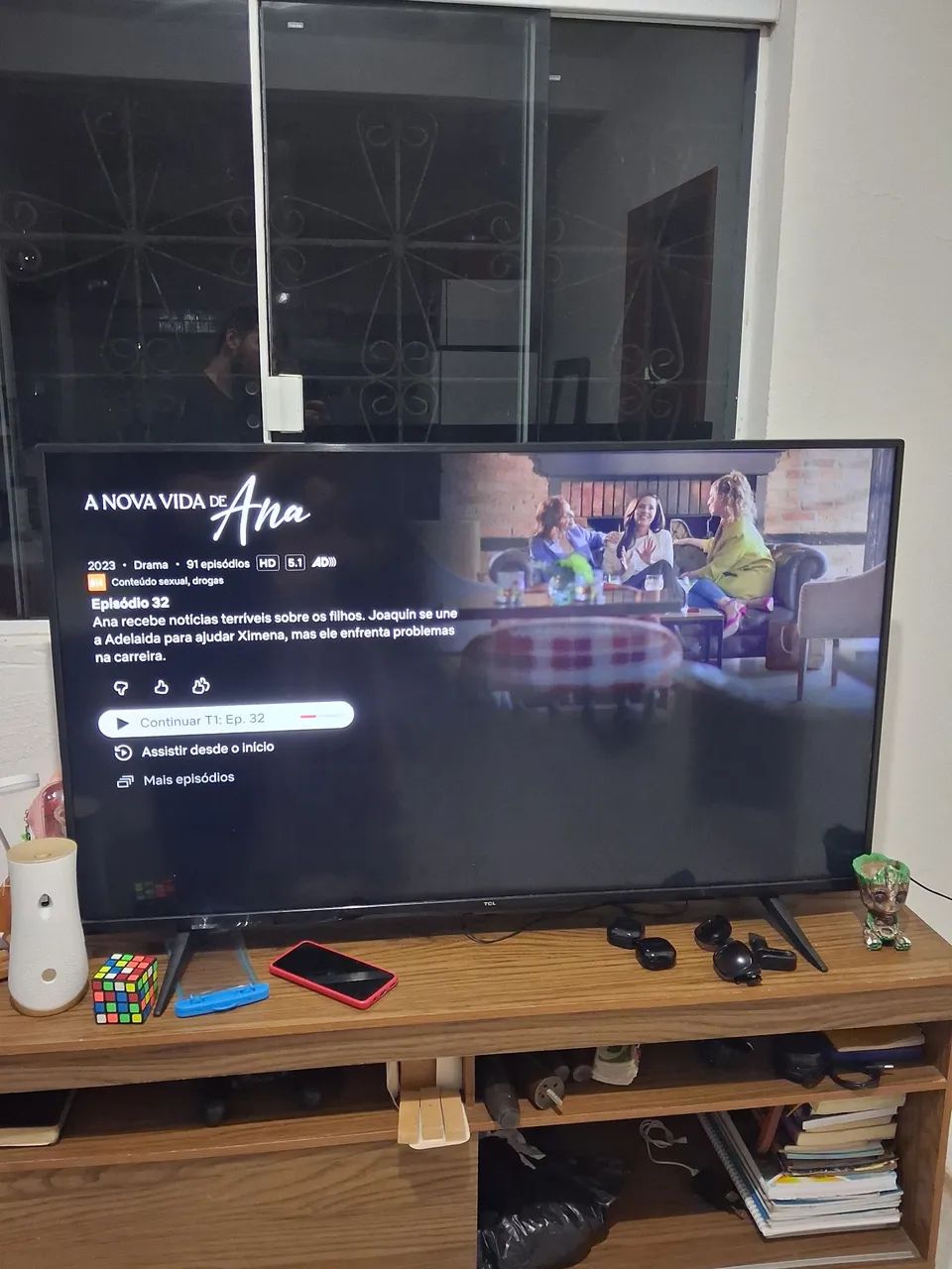 Vendo smartv Tcl Google TV 50 polegadas 4k. - Foto 2
