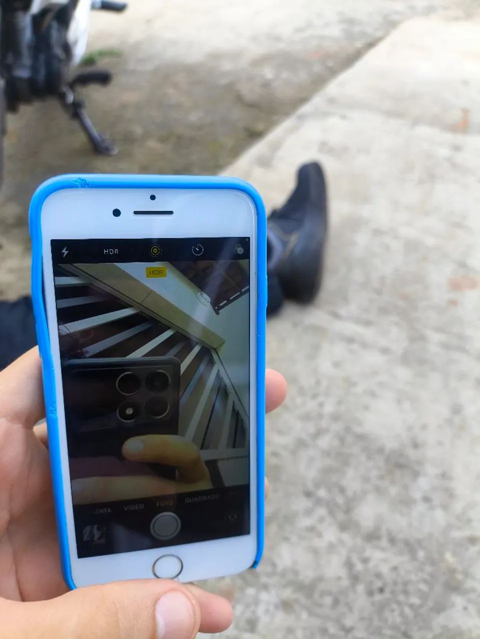 iPhone 7 128 GB com defeito na câmera traseira  - Foto 5