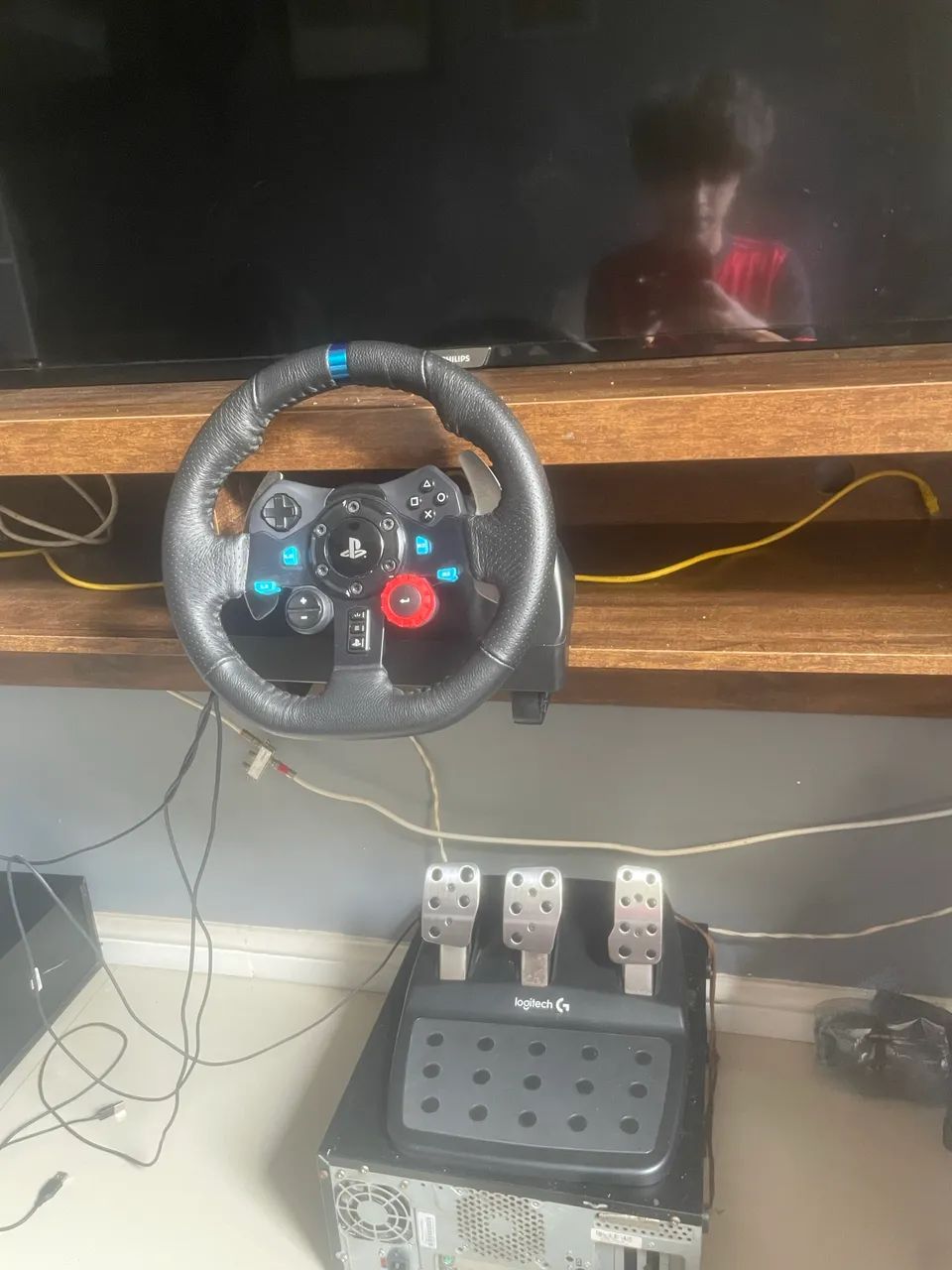 Volante Logitech G29 p/ Ps4/Ps5/Pc 