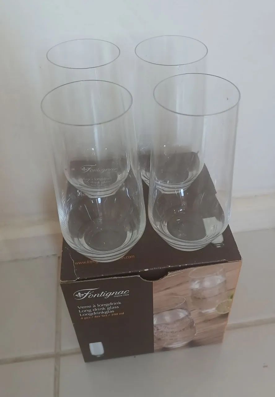 Conjunto 4 Copos 390ml Fontignac 