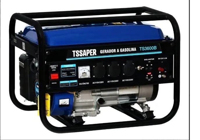 Gerador de Energia a Gasolina 3,5 kva Monofásico com tecnologia AVR 110/220V bivolt Tssape