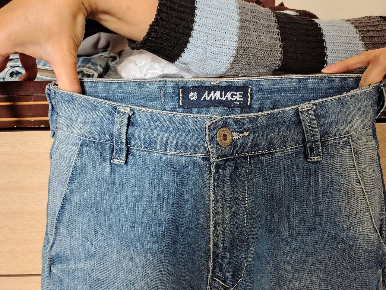 Calça jeans feminina  - Foto 3