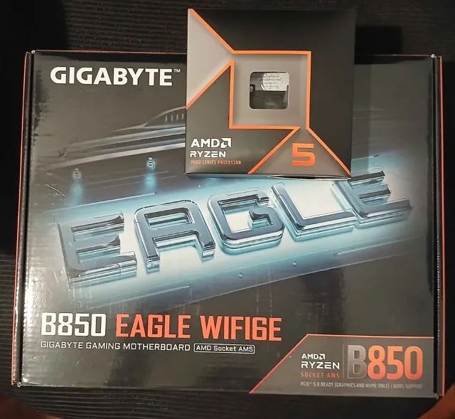Kit AM5 (B850 Eagle WiFi6E + Ryzen 5 9600X) - Foto 2
