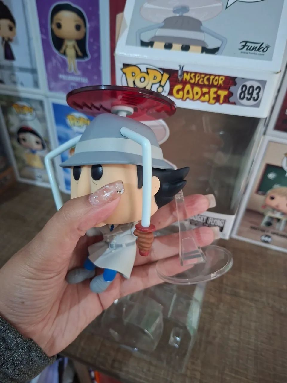 Funko pop Inspector Gadget base quebrada - Foto 5
