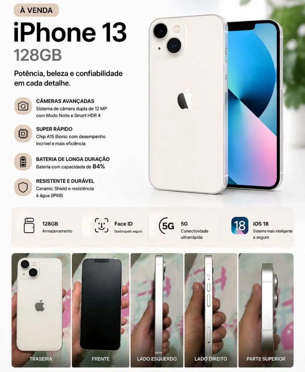 Celular iphone 13 - Celulares e Smartphones - Paracuri (Icoaraci