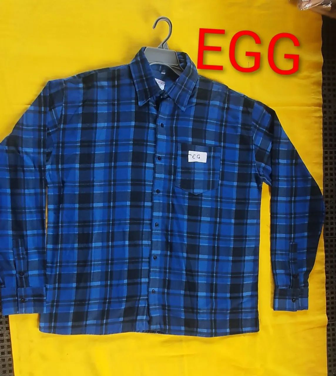 Camisa xadrez EG