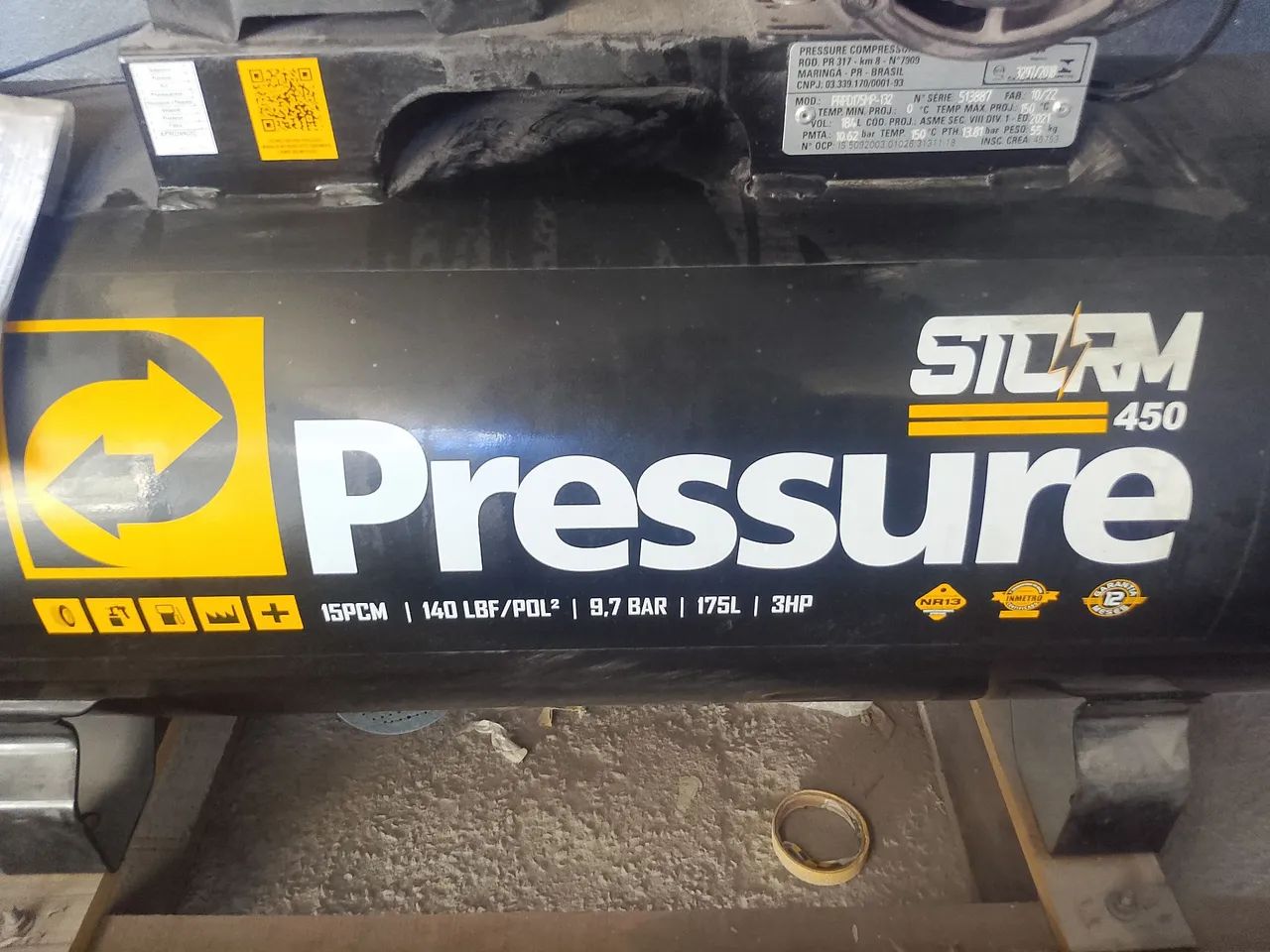 Compressor Ar  15 pés 