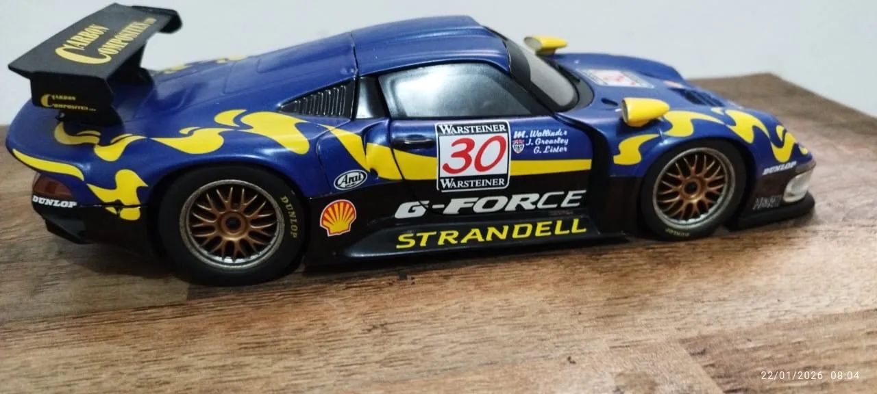 ポルシェ 911 GT1 ut models Miniatura Porsche 911 gt1 ut models G force escala 1.18 - Hobbies