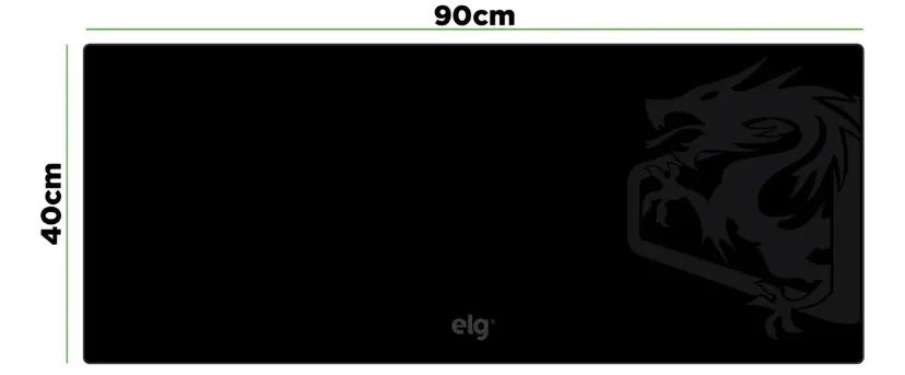 Mousepad Gamer Speed, Extra Large, 90x40cm, Preto - Foto 2