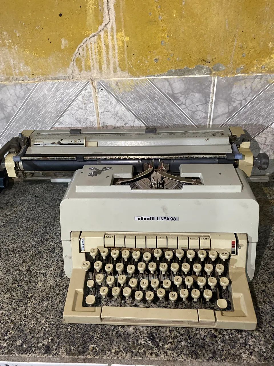 Máquina de datilografia 