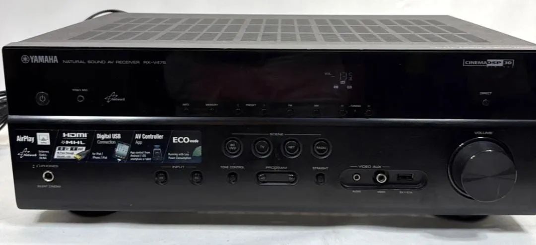 Receiver AV Yamaha RX-V475 (Retirada no Vicente Pires) - Aparelhos