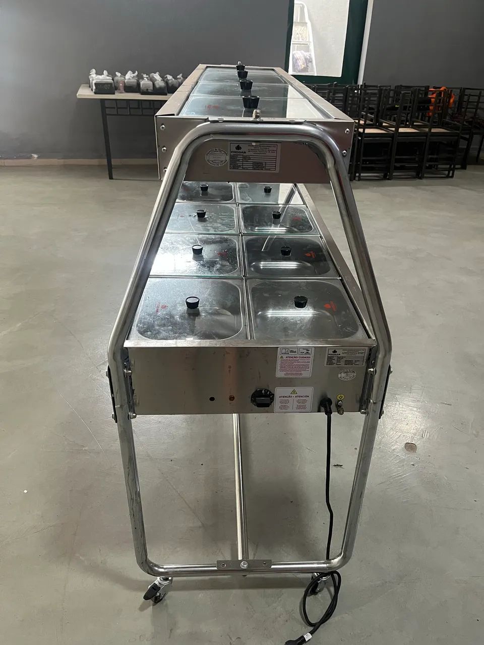 Buffet de inox quente e frio - Foto 3