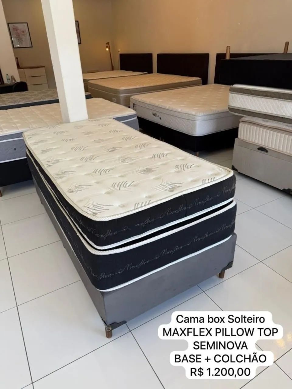 Cama de Solteiro MAXFLEX TOP - Entrego!!  - Foto 2