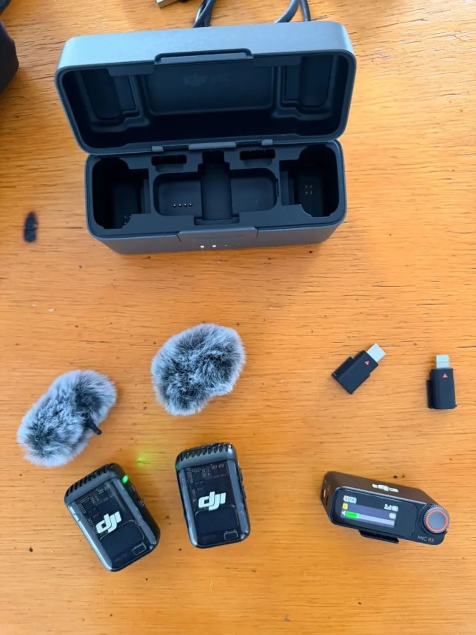 DJI Mic 2 Completo - 2 Microfones Sem Fio + Receptor | Excelente Estado