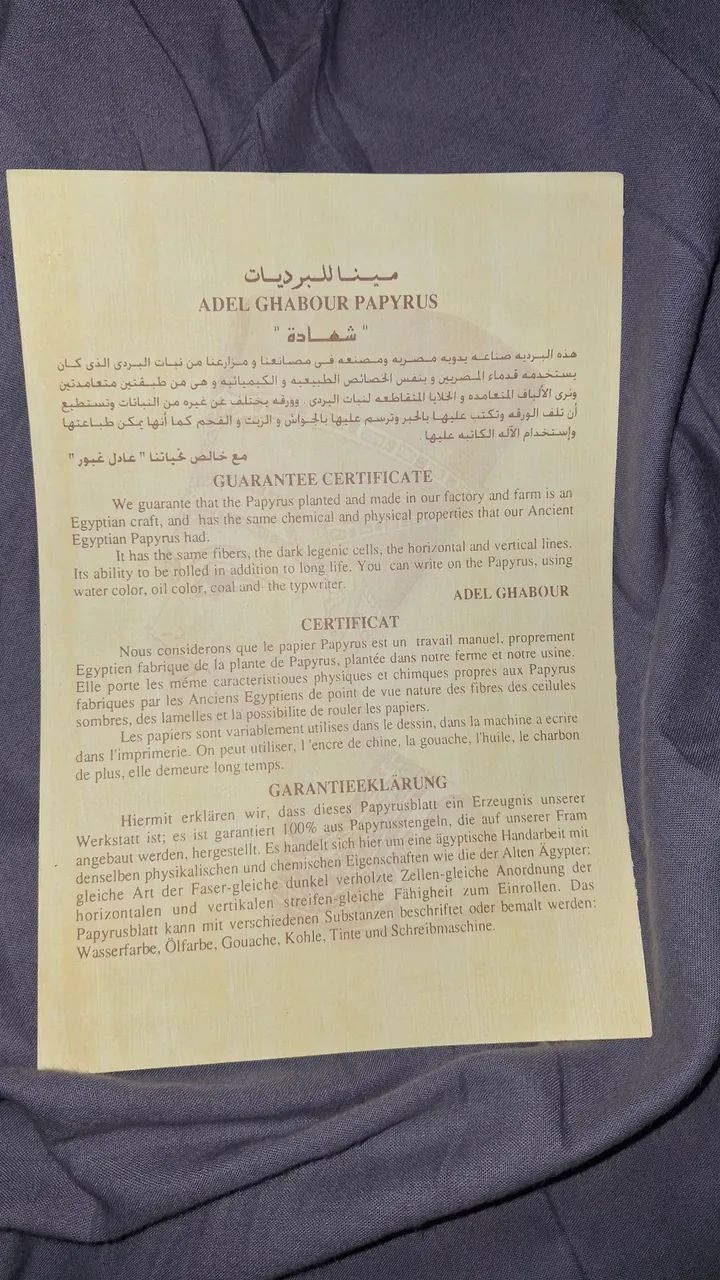 Papiro Adel Ghabour - Foto 3