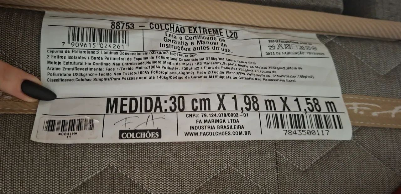 Cama queen size extremamente confortavel!  - Foto 4