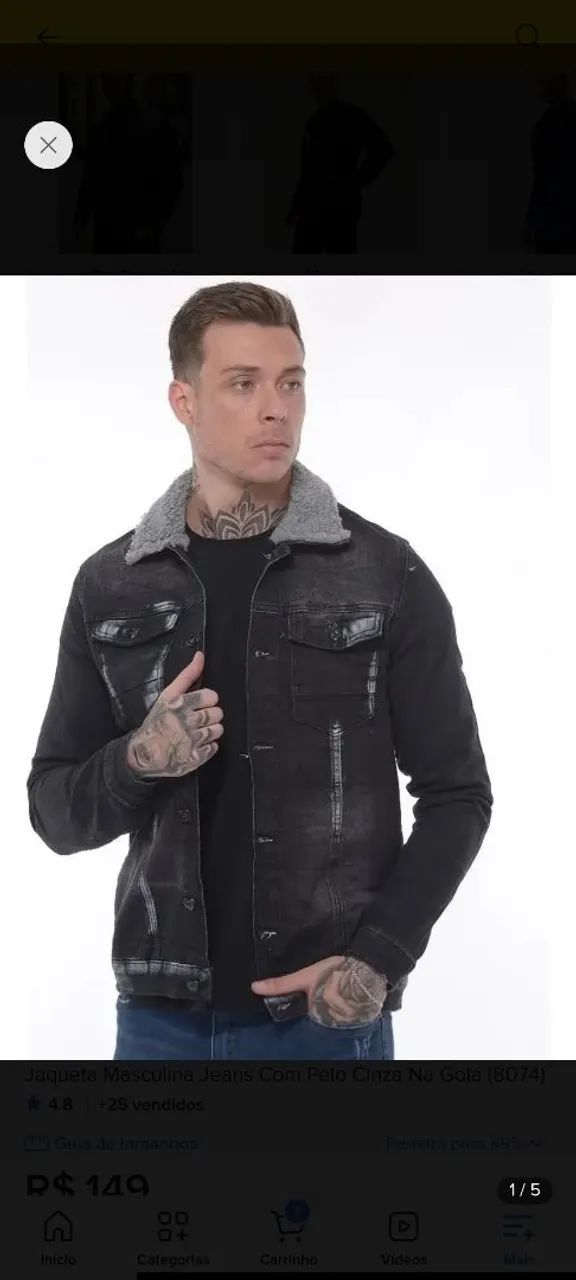 Jaqueta masculina  - Foto 4