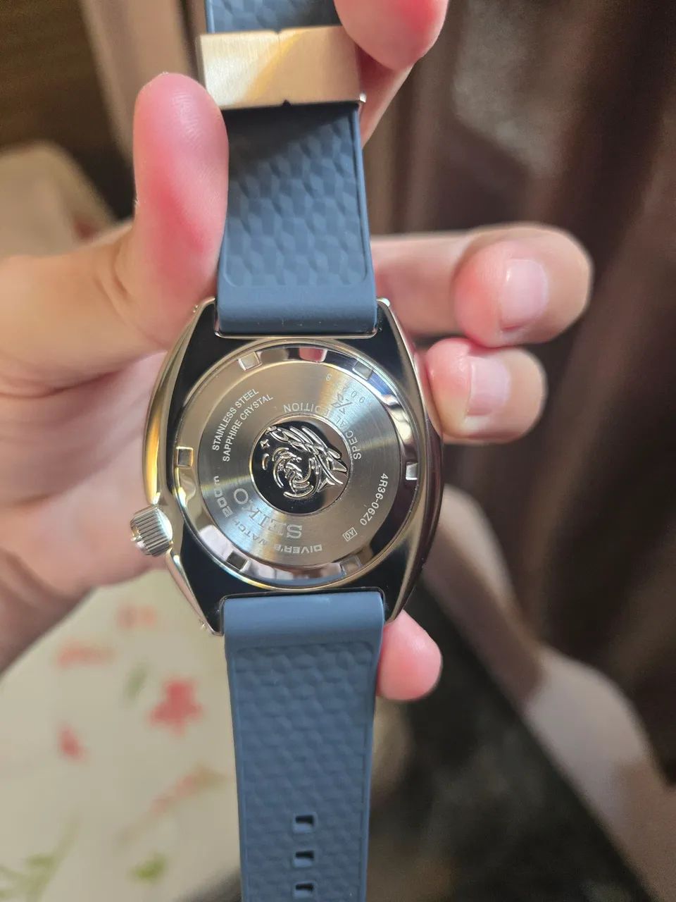 Relógio Seiko Prospex King Turtle Dark Manta Ray - Foto 3