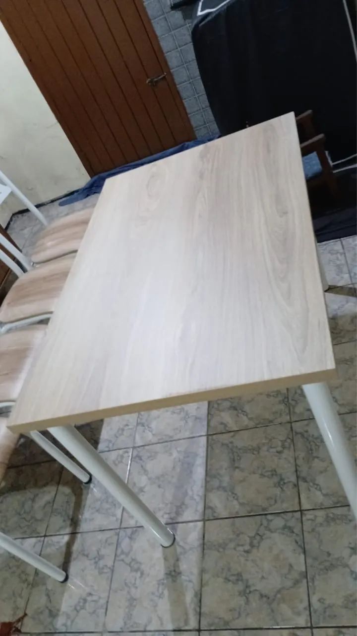 Mesa de jantar com 4 cadeiras (novíssima) - Foto 5