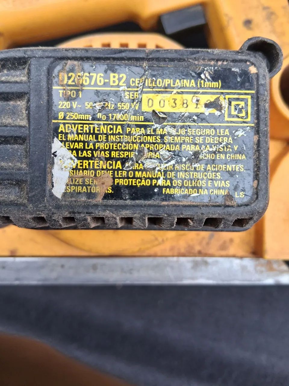 Plaina elétrica dewalt e Esmerilhadeira dewalt pra arrumar  - Foto 3