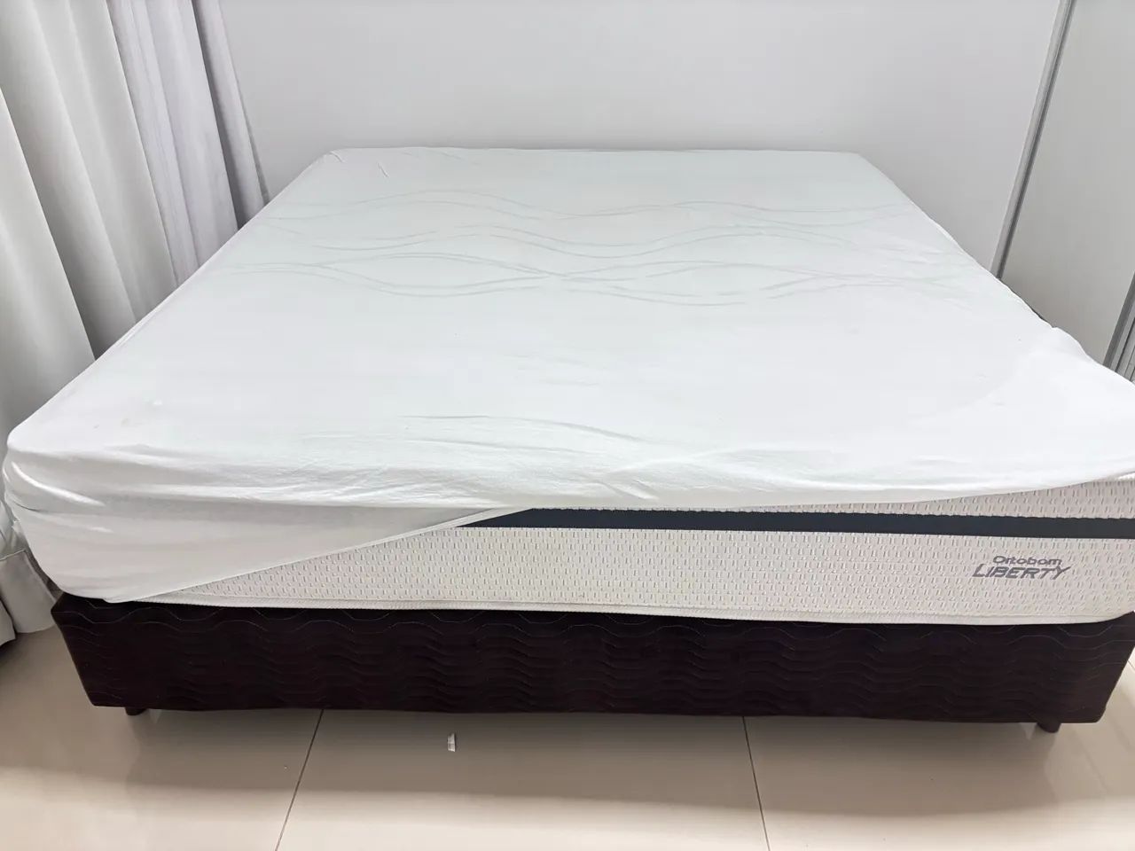 Cama e Box Queen ORTOBOM 