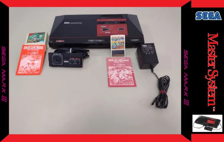 Console Sega Master System Japonês Com 2 Jogo - Foto 3