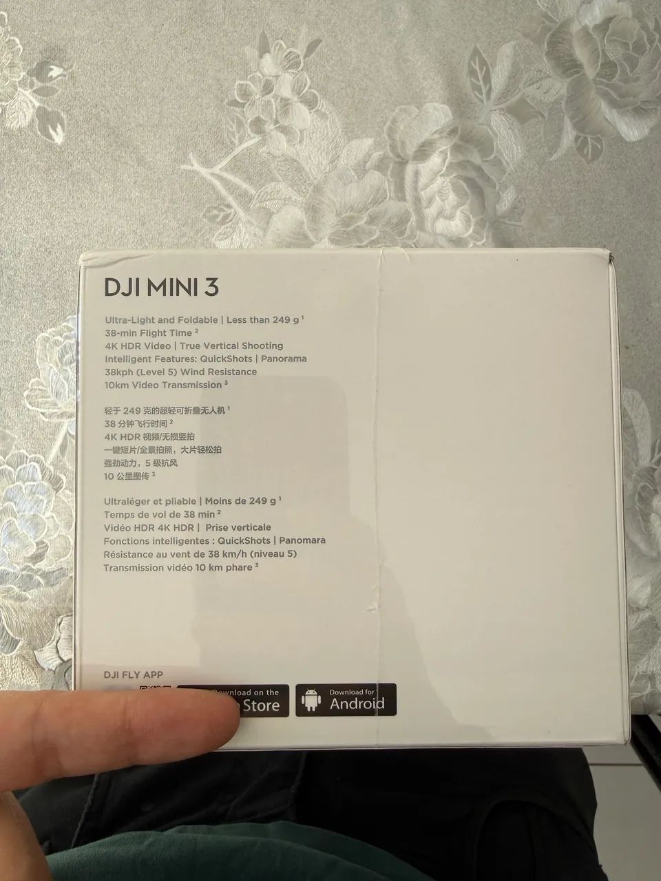 DRONE MINI 3 DJI LACRADO CONTROLE SEM TELA - Foto 2