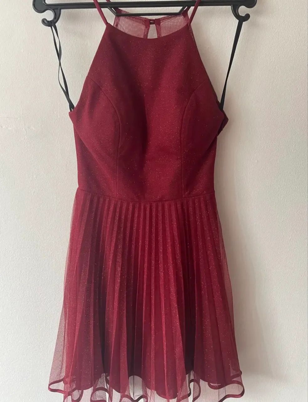 Vertido para festa Vermelho glitter  - Foto 4