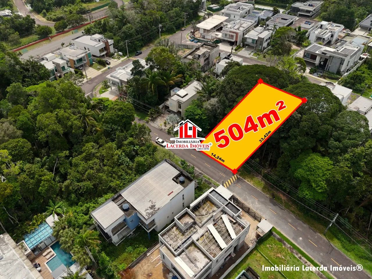 Terreno no Alphaville Manaus 1 com 504m²