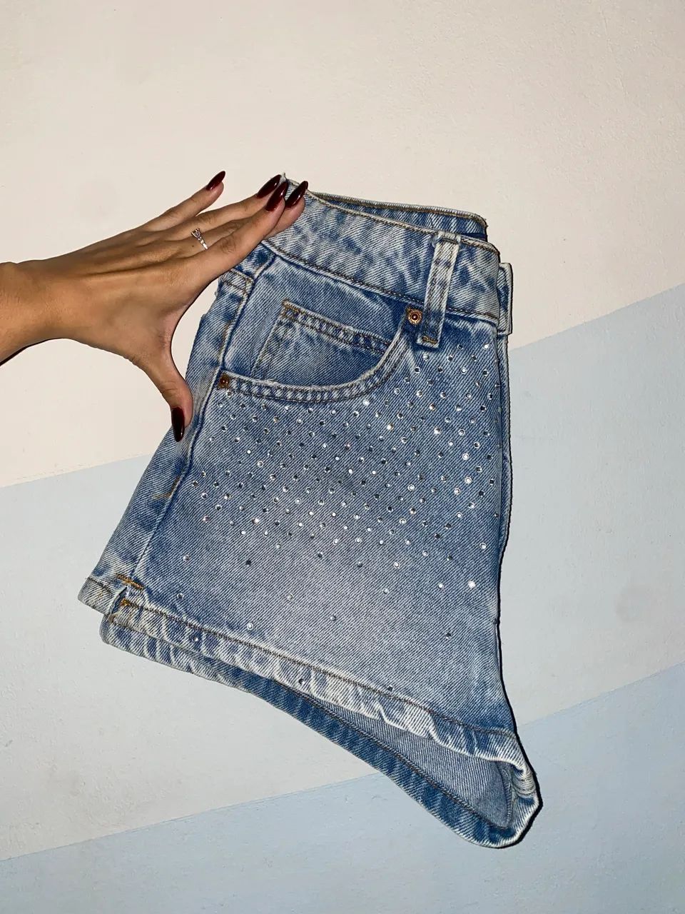 Short com brilhos 