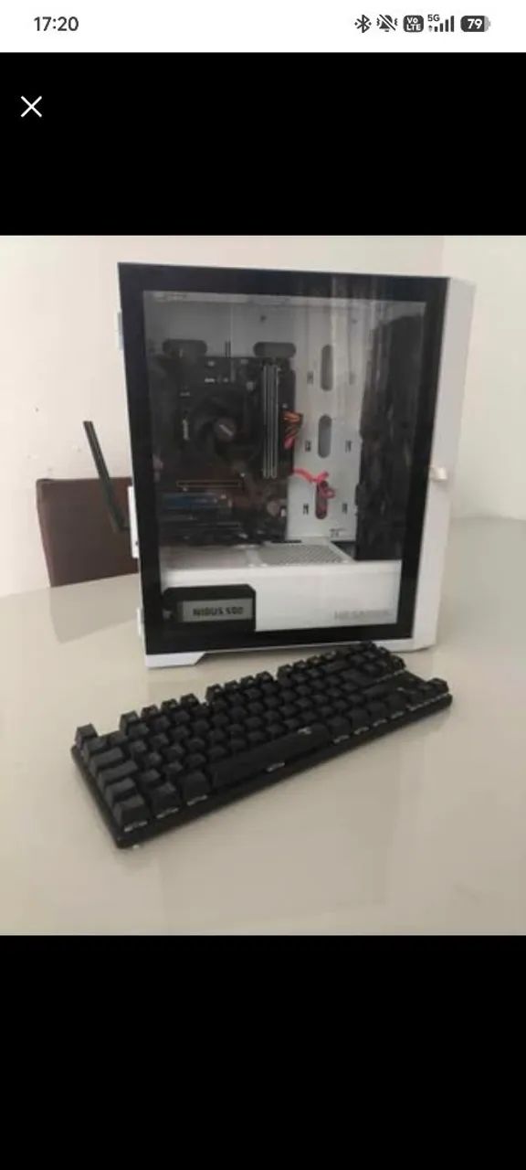 Computador Ryzen 5 5600G com Teclado Gamer BORA