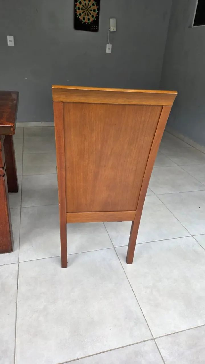 Conjunto com 6 cadeiras de madeira maciça de jantar - Foto 3