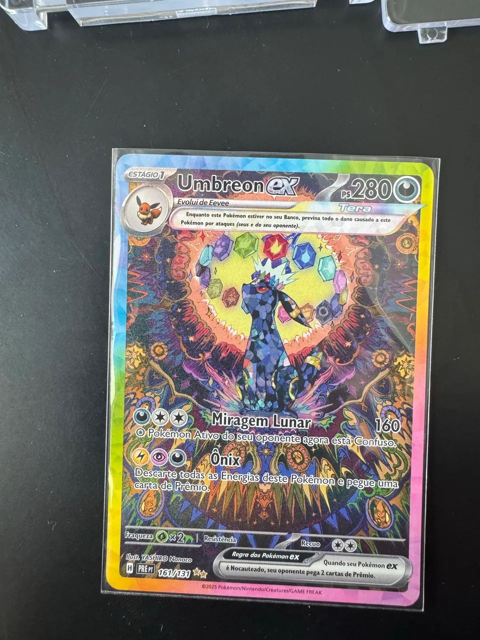 Umbreon EX SAR - Evoluções prismáticas - NM - Foto 2