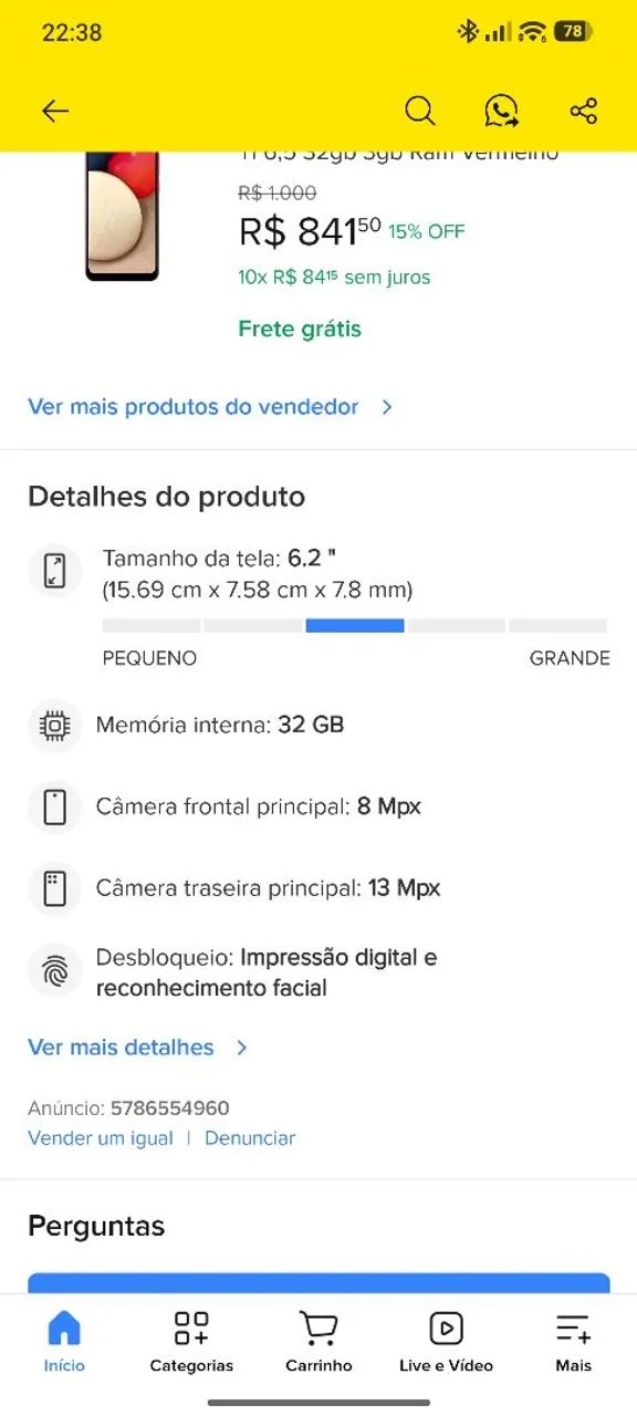 Samsung Galaxy A10s 32 GB Azul 2 GB RAM - Foto 4