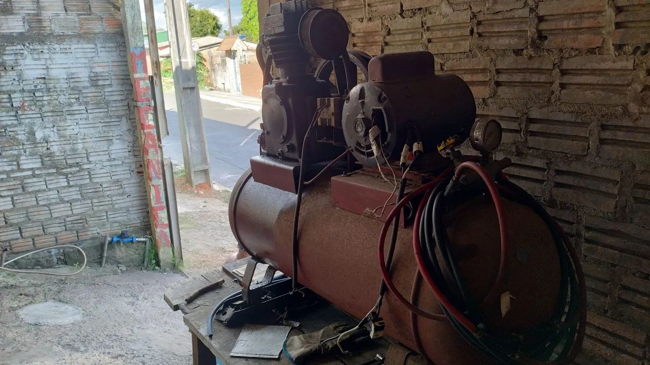 Compressor de ar 300 libras motor 1 cv - Foto 2
