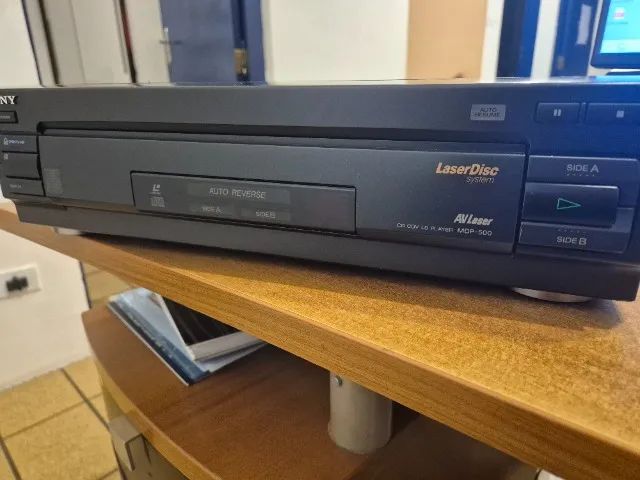 Laser Disc Sony Mdp-a500 Funcionando perfeitamente