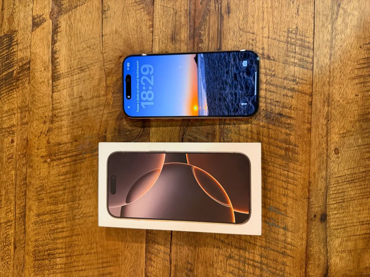 iPhone 16 pro branco titanium 128GB