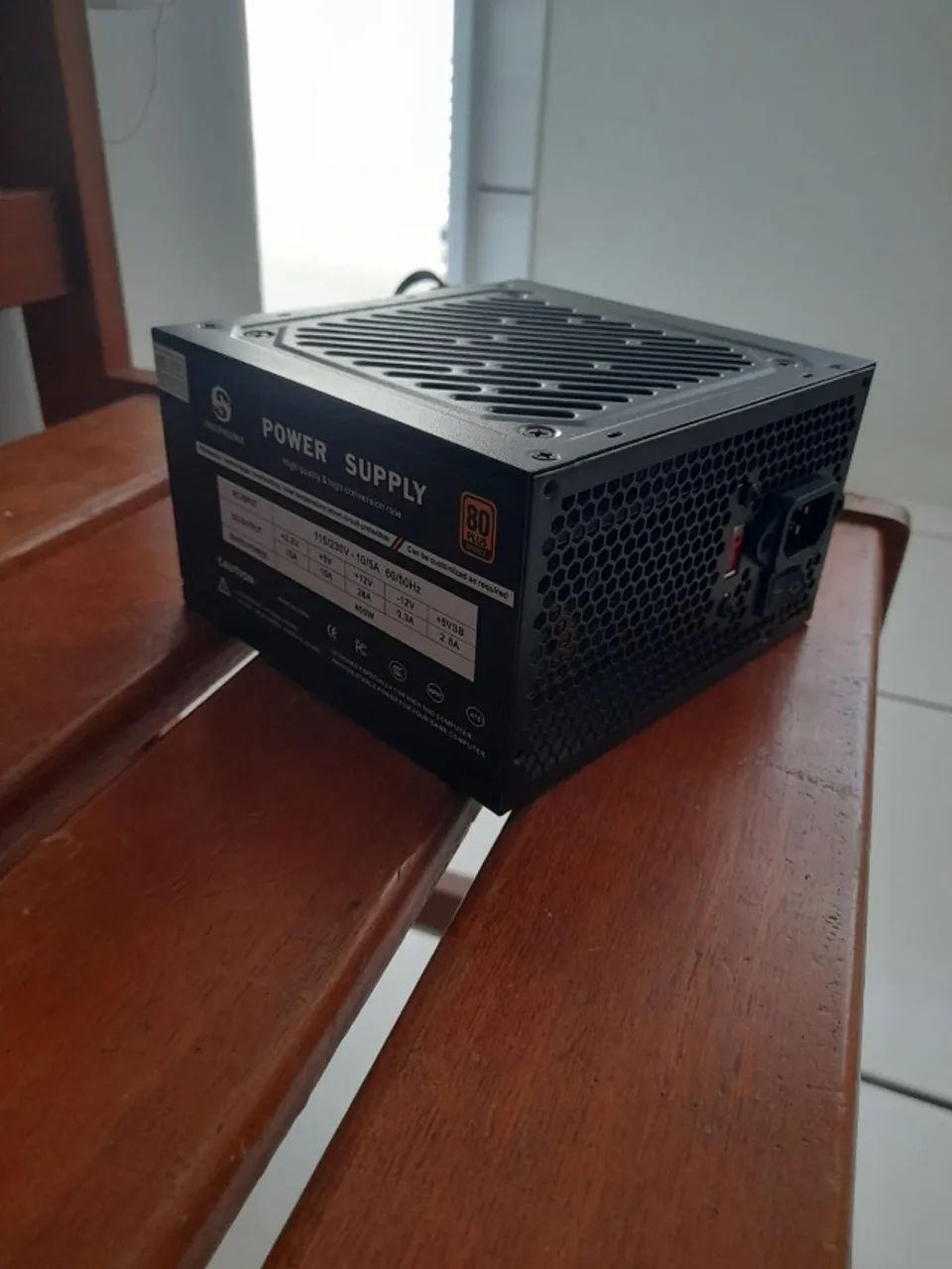 fonte 400w 80 plus bronze (nunca usada)