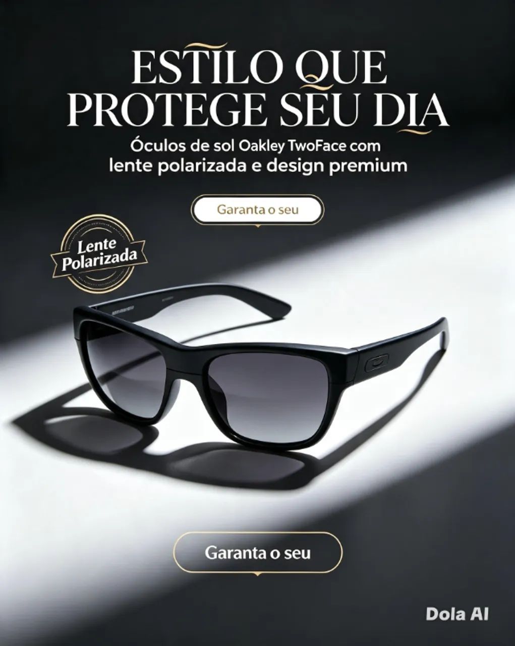 Óculos de sol Oakley TwoFace polarizado 