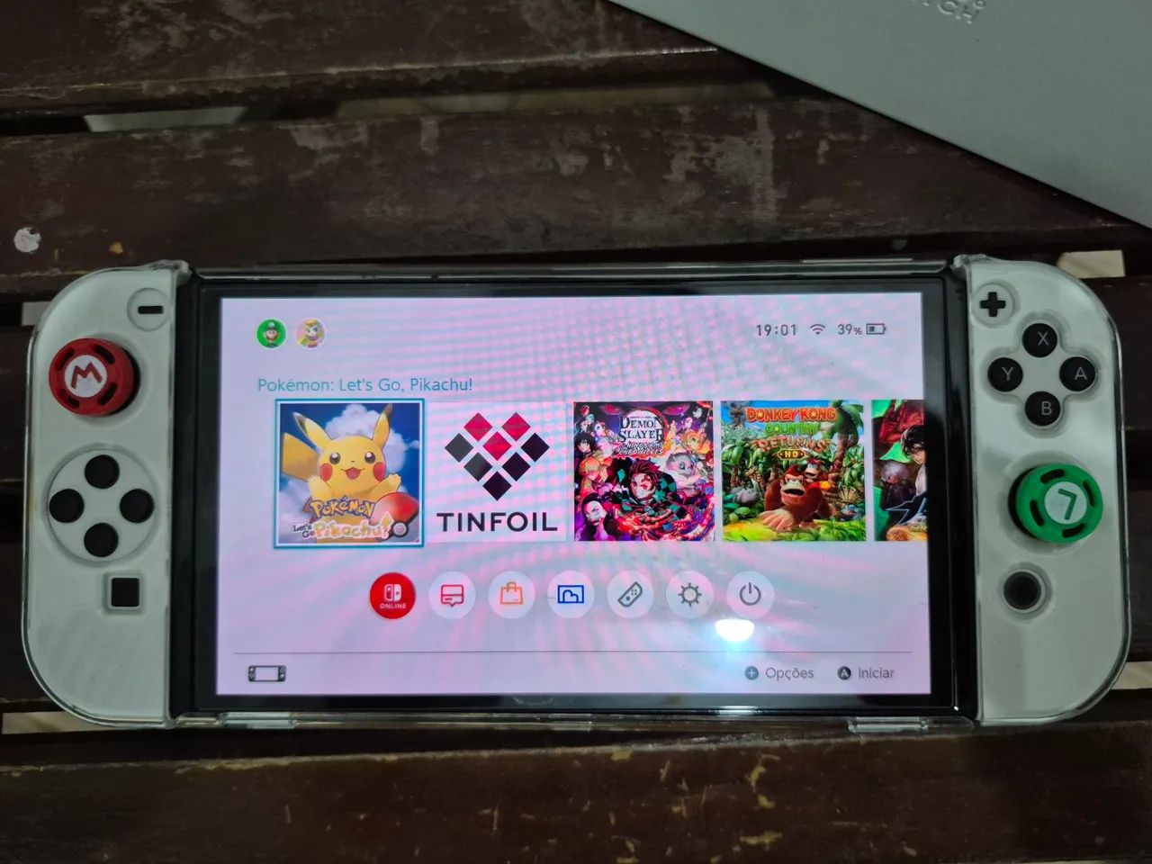 Nintendo Switch OLED desbloqueado 256GB - Foto 3