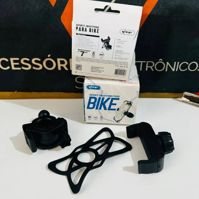 Suporte com Elástico p/Celular - Bike e Moto