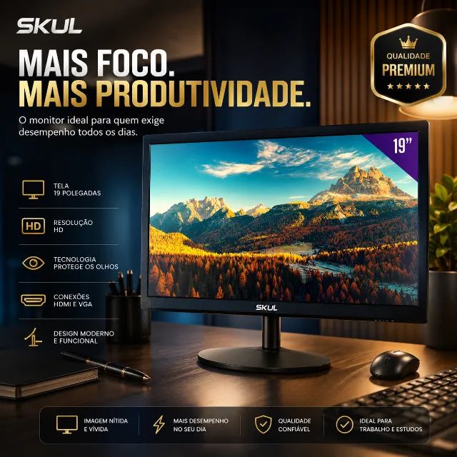 MONITOR 19 POL SKULL 75HZ