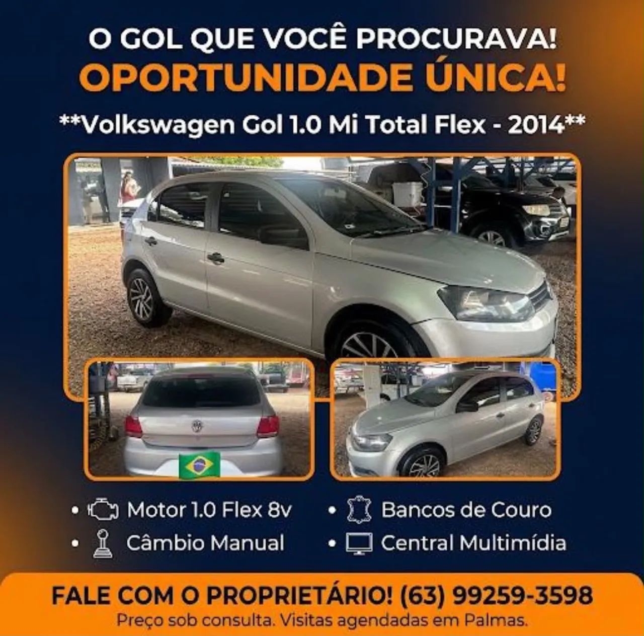 Volkswagen Gol Gol (novo) 1.0 Mi Total Flex 8V 4p 2014